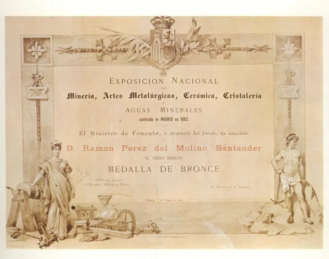 Diploma Madrid, 1883